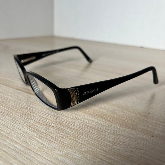 Versace Mod.3091-B GB1 Eyeglasses Black Rhinestone Frames 51-15-135 - Picture 3 of 10